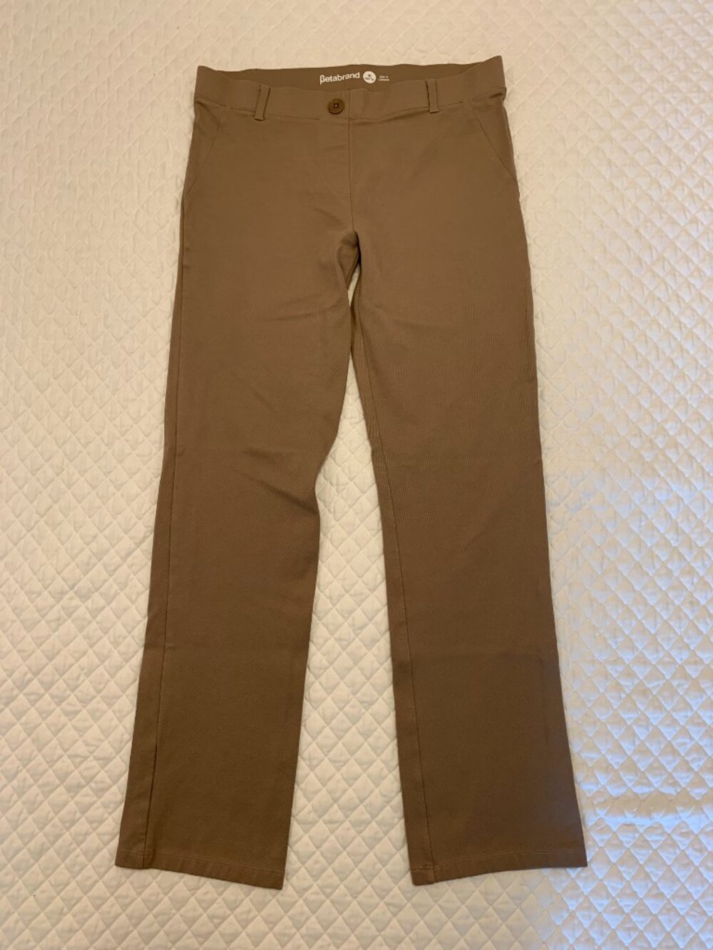 Women’s Betabrand Tan Dress Pant Yoga Pants (DPYP) MP